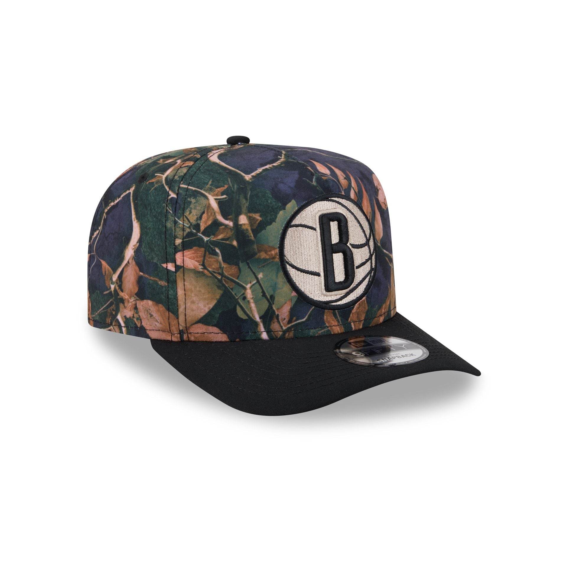 Brooklyn Nets Leaves 9FIFTY A-Frame Snapback Hat