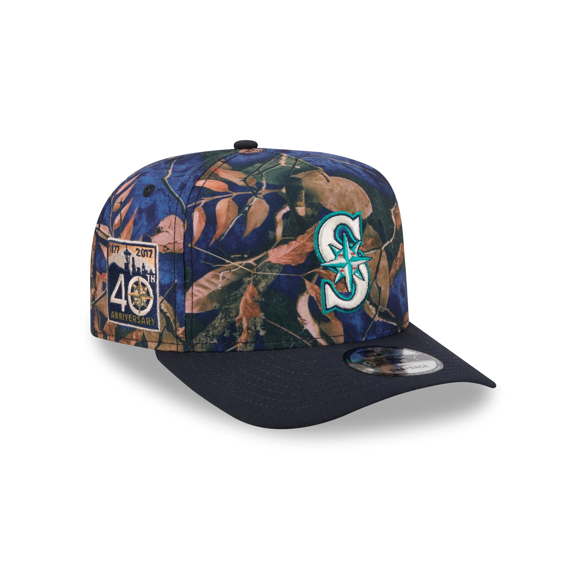 Seattle Mariners Leaves 9FIFTY A-Frame Snapback Hat