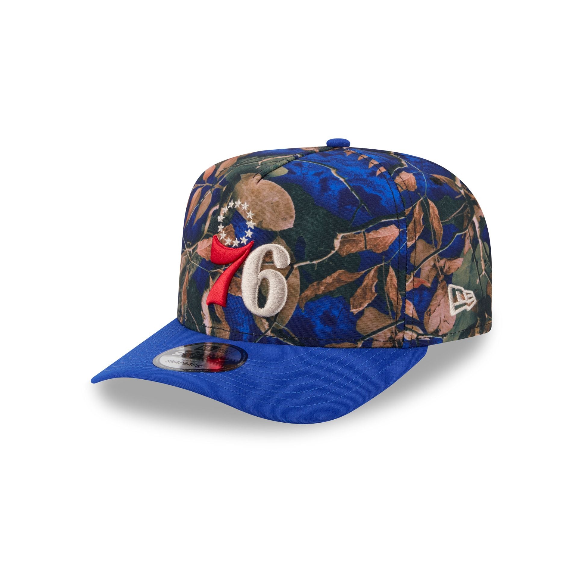 Philadelphia 76ers Leaves 9FIFTY A-Frame Snapback Hat