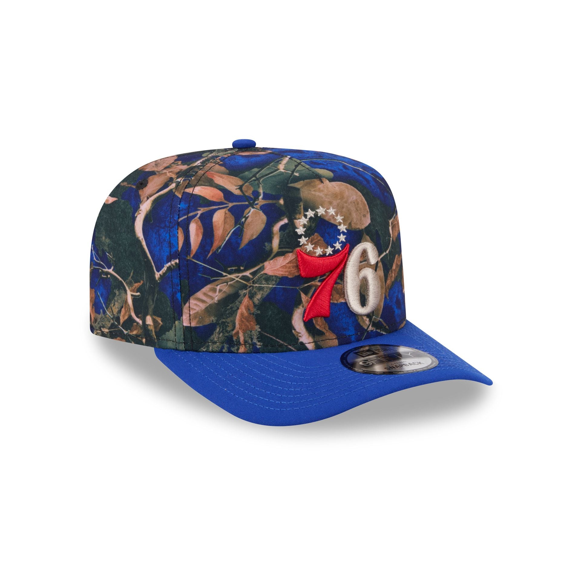 Philadelphia 76ers Leaves 9FIFTY A-Frame Snapback Hat