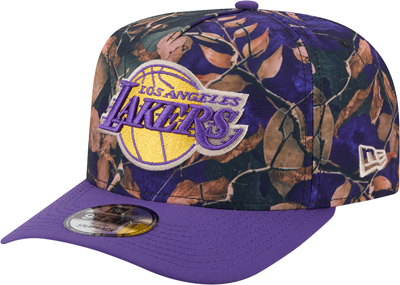 Los Angeles Lakers Leaves 9FIFTY A-Frame Snapback Hat