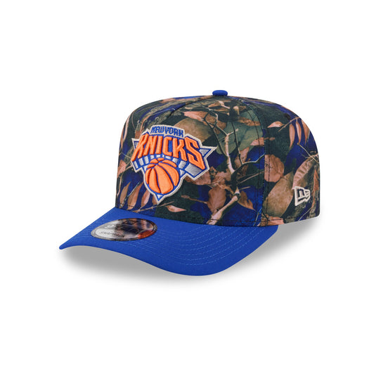 New York Knicks Leaves 9FIFTY A-Frame Snapback Hat - New Era Cap