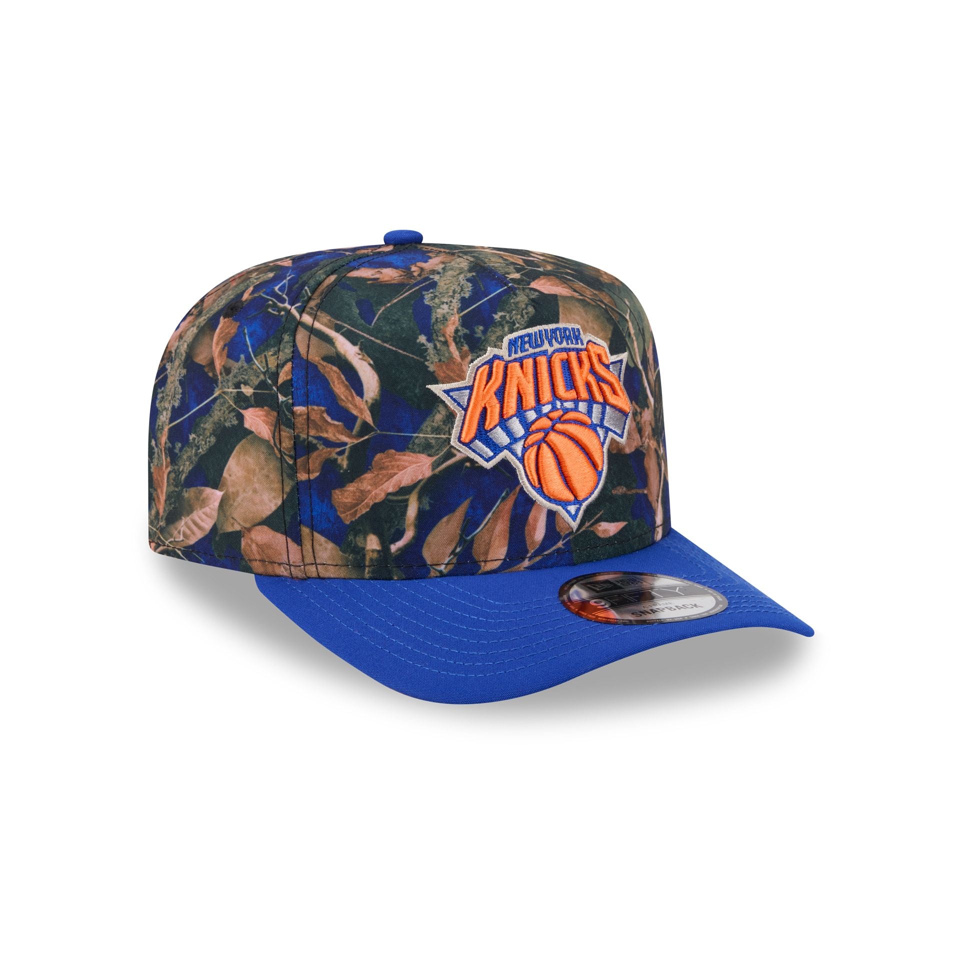 New York Knicks Leaves 9FIFTY A-Frame Snapback Hat