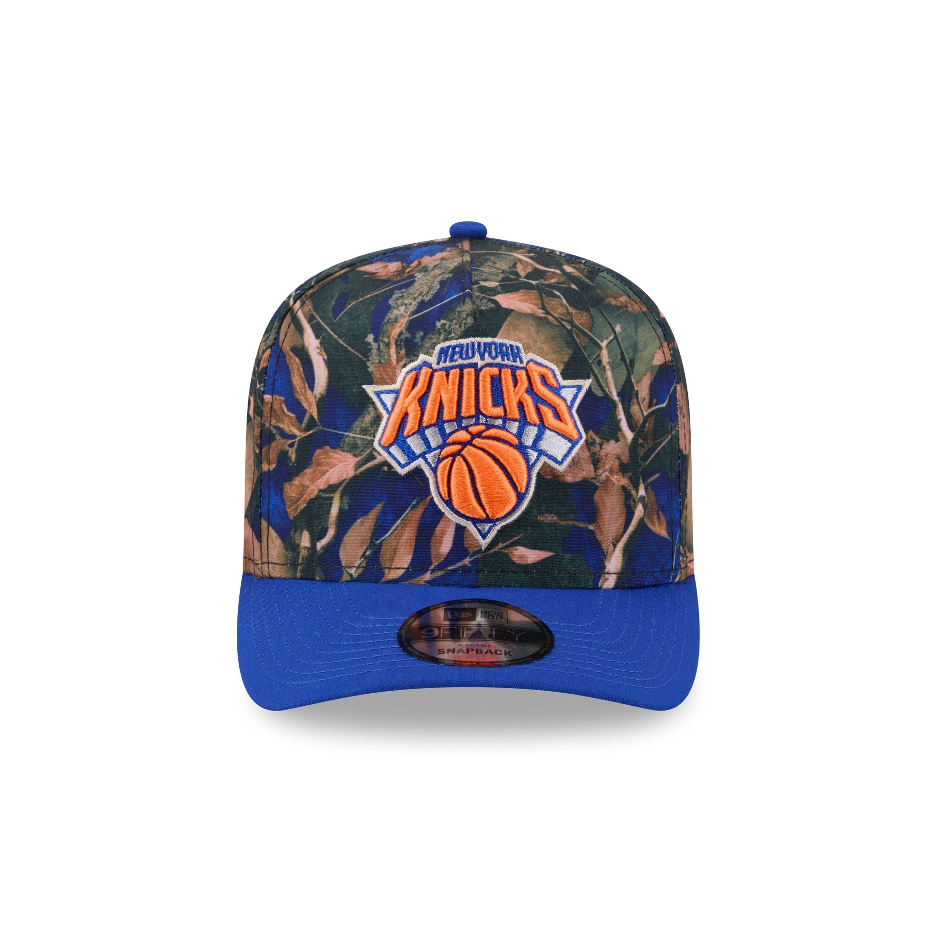 New York Knicks Leaves 9FIFTY A-Frame Snapback Hat