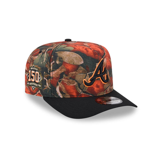 Atlanta Braves Amber Leaves 9FIFTY A-Frame Snapback Hat - New Era Cap