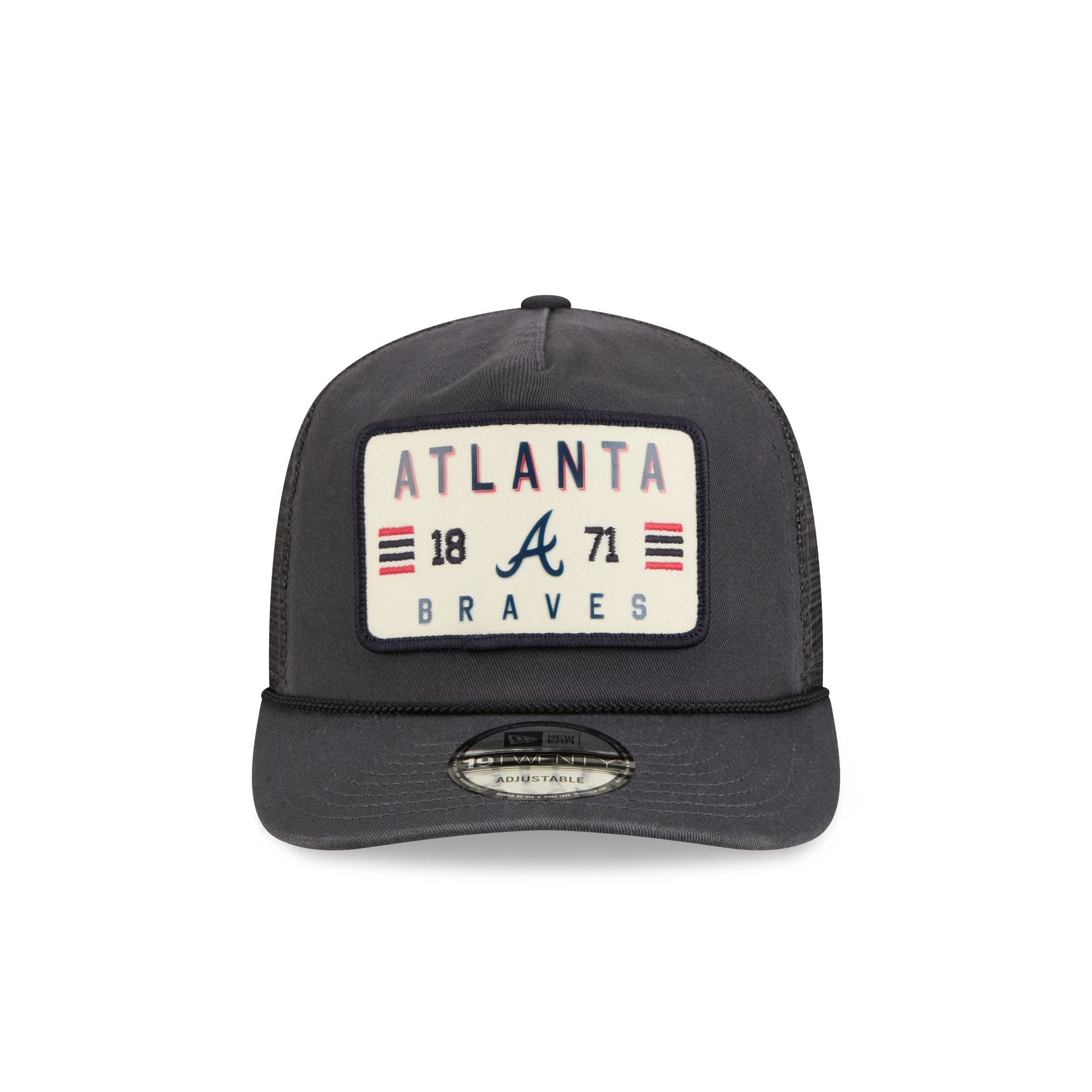 Atlanta Braves Washed Graphite 19TWENTY Trucker Hat