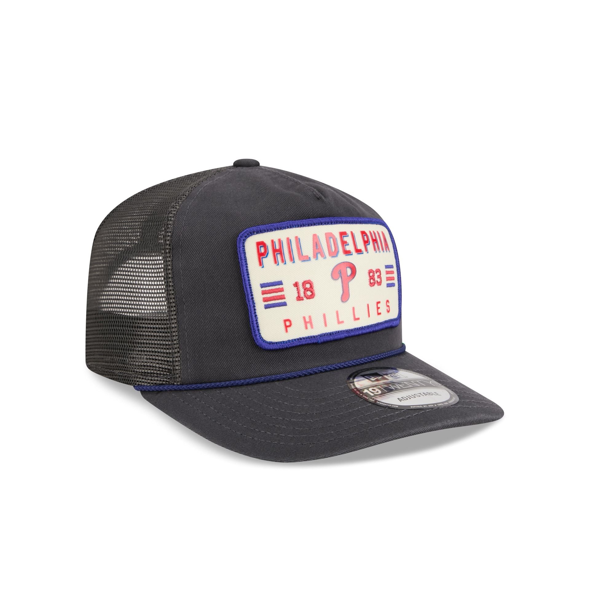 Philadelphia Phillies Washed Graphite 19TWENTY Trucker Hat