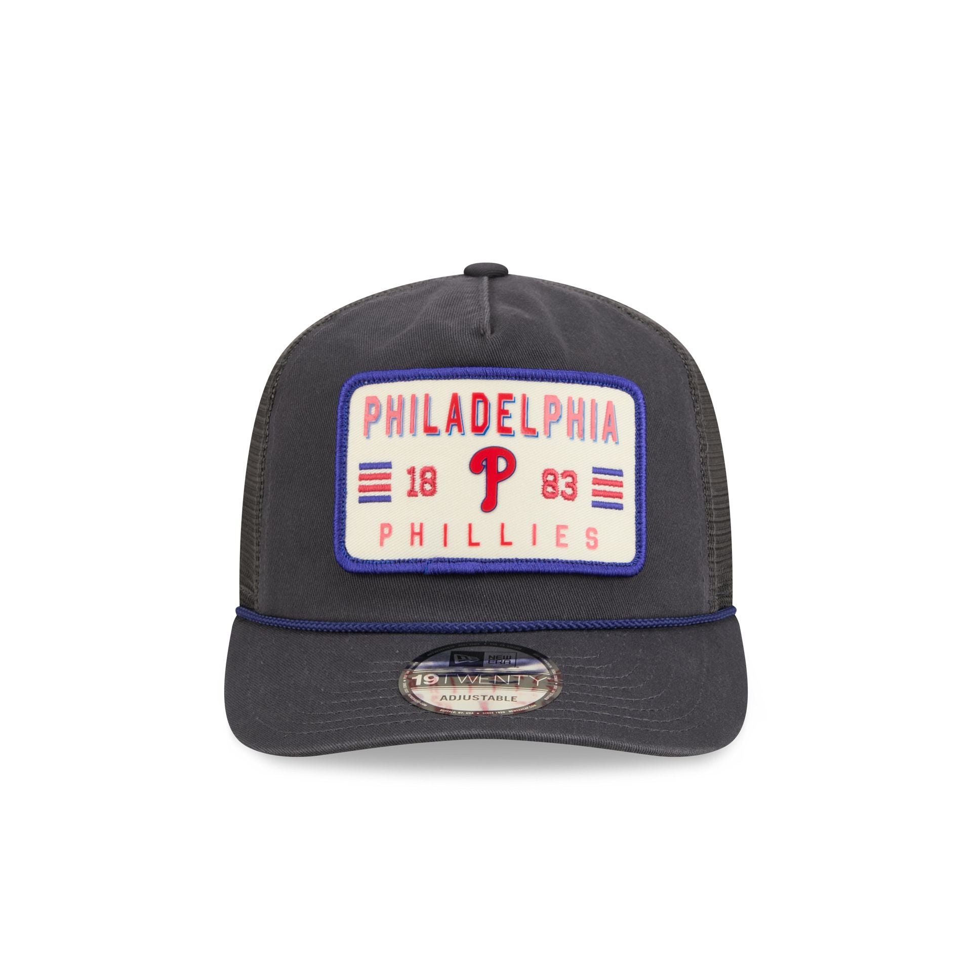 Philadelphia Phillies Washed Graphite 19TWENTY Trucker Hat