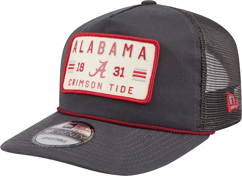 Alabama Crimson Tide Washed Graphite 19TWENTY Trucker Hat