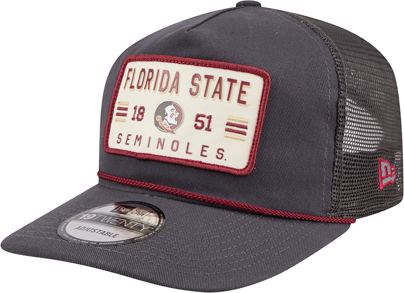 Florida State Seminoles Washed Graphite 19TWENTY Trucker Hat