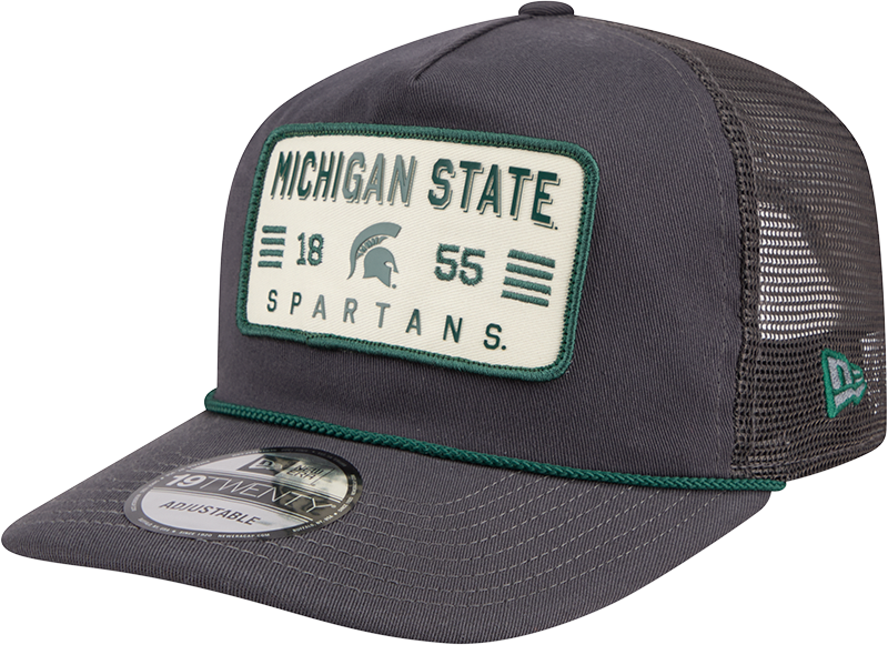Michigan State Spartans Washed Graphite 19TWENTY Trucker Hat