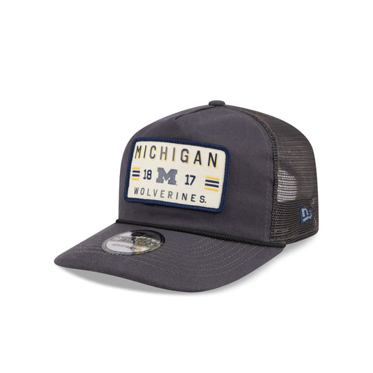 Michigan Wolverines Washed Graphite 19TWENTY Trucker Hat - New Era Cap