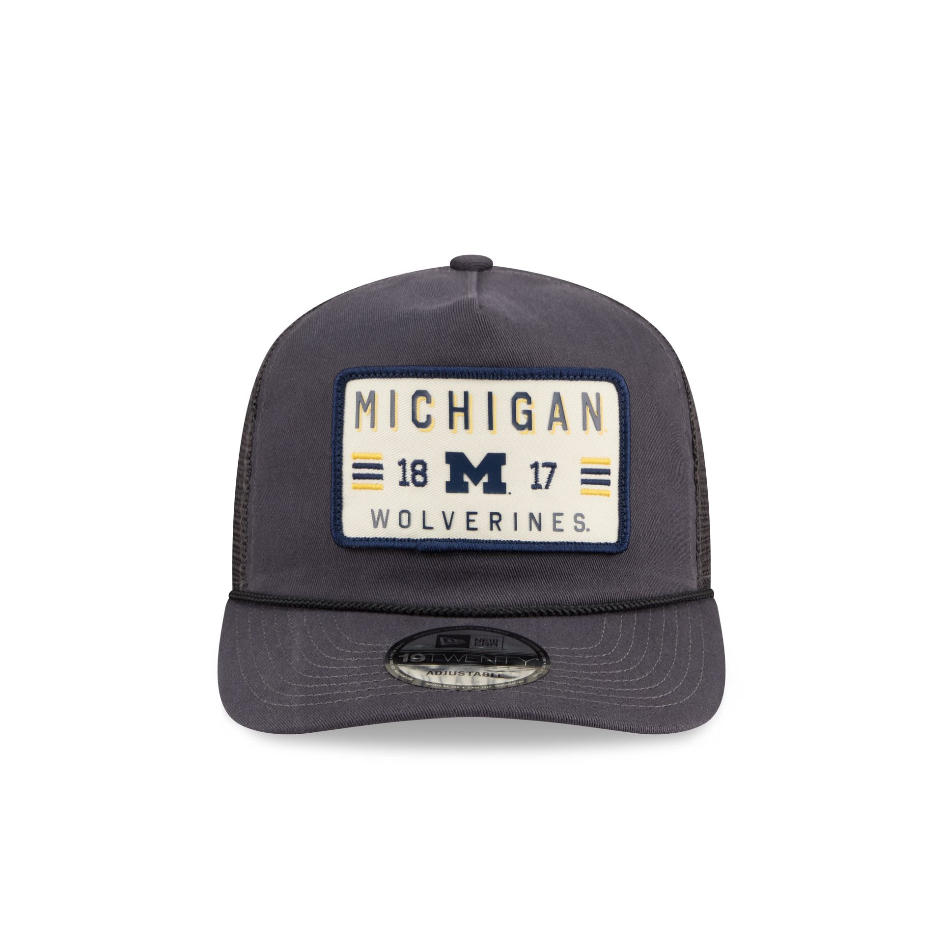 Michigan Wolverines Washed Graphite 19TWENTY Trucker Hat