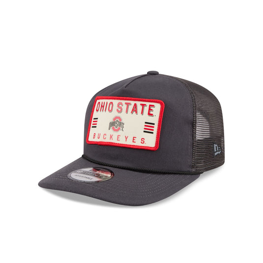 Ohio State Buckeyes Washed Graphite 19TWENTY Trucker Hat - New Era Cap