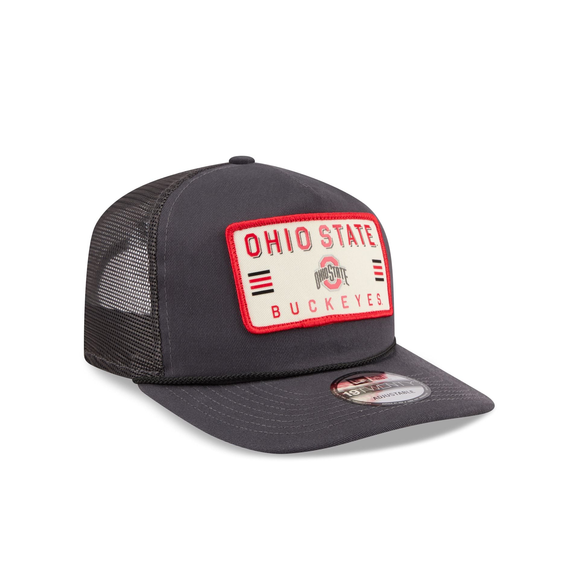 Ohio State Buckeyes Washed Graphite 19TWENTY Trucker Hat