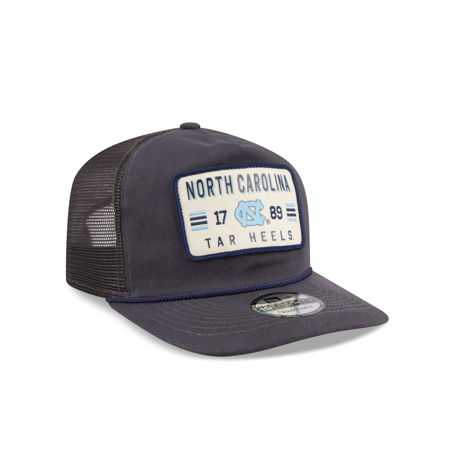 North Carolina Tar Heels Washed Graphite 19TWENTY Trucker Hat