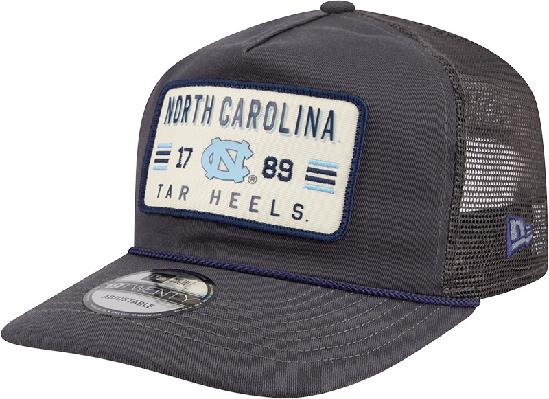 North Carolina Tar Heels Washed Graphite 19TWENTY Trucker Hat