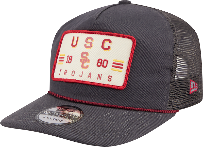 USC Trojans Washed Graphite 19TWENTY Trucker Hat