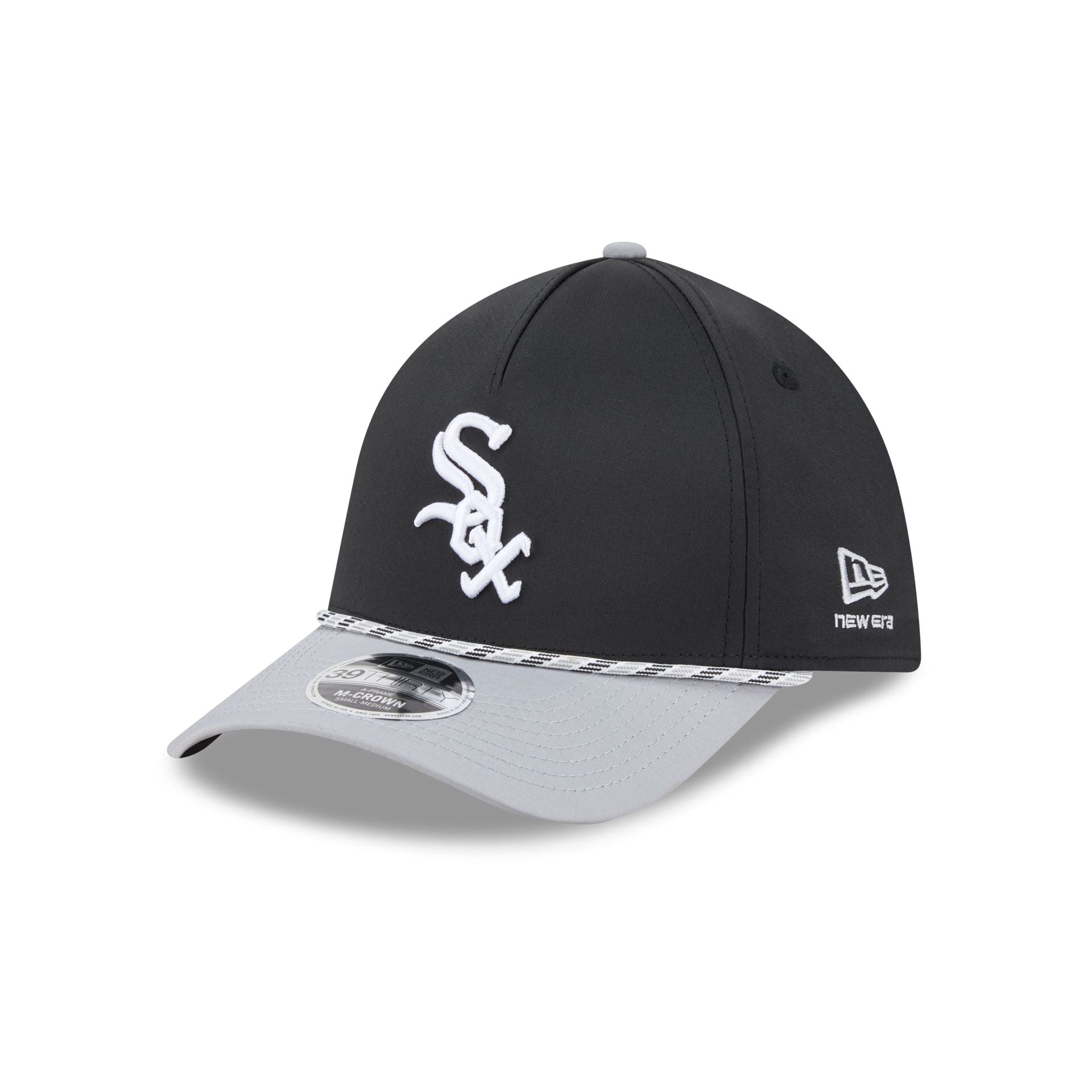 Chicago White Sox Rope 39THIRTY M-Crown A-Frame Stretch Fit Hat