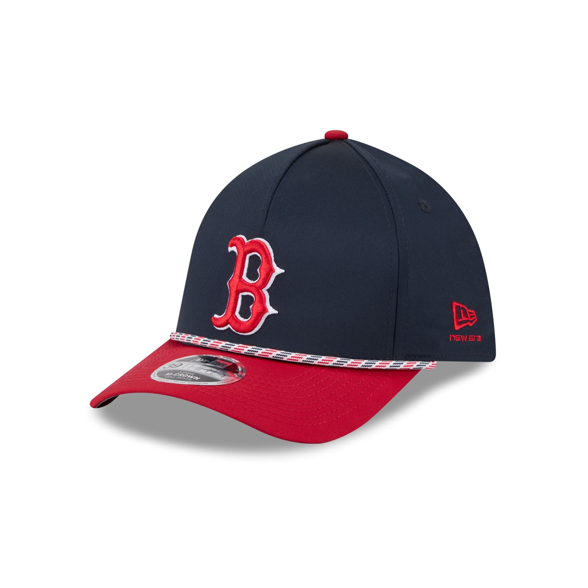 Boston Red Sox Rope 39THIRTY M-Crown A-Frame Stretch Fit Hat