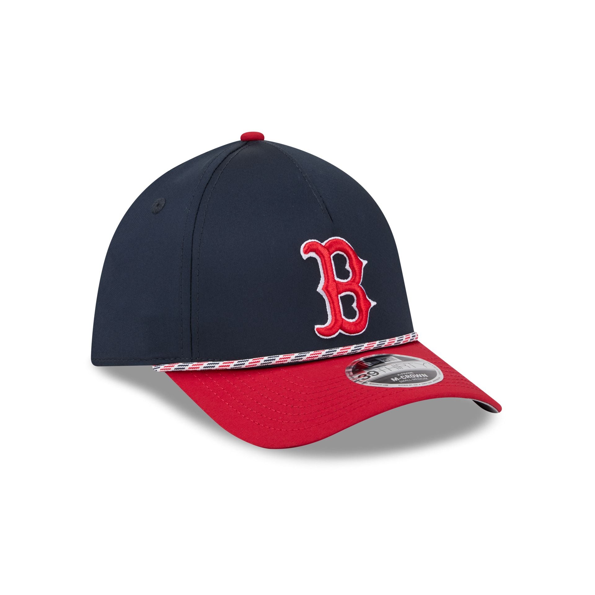 Boston Red Sox Rope 39THIRTY M-Crown A-Frame Stretch Fit Hat