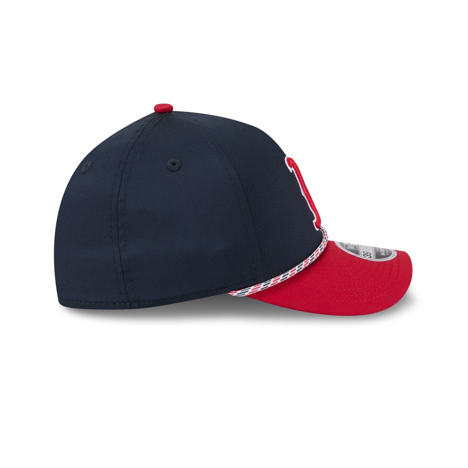 Boston Red Sox Rope 39THIRTY M-Crown A-Frame Stretch Fit Hat