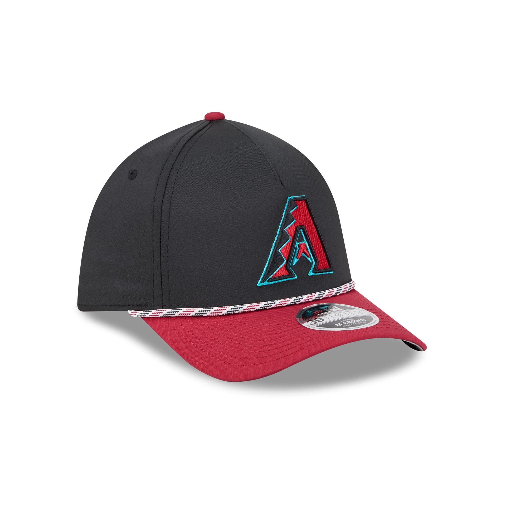 Arizona Diamondbacks Rope 39THIRTY M-Crown A-Frame Stretch Fit Hat
