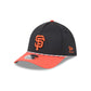 San Francisco Giants Rope 39THIRTY M-Crown A-Frame Stretch Fit Hat