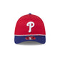 Philadelphia Phillies Rope 39THIRTY M-Crown A-Frame Stretch Fit Hat