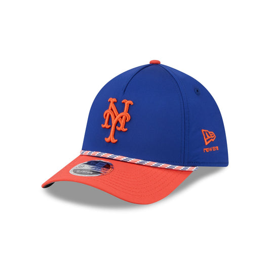 New York Mets Rope 39THIRTY M-Crown A-Frame Stretch Fit Hat - New Era Cap