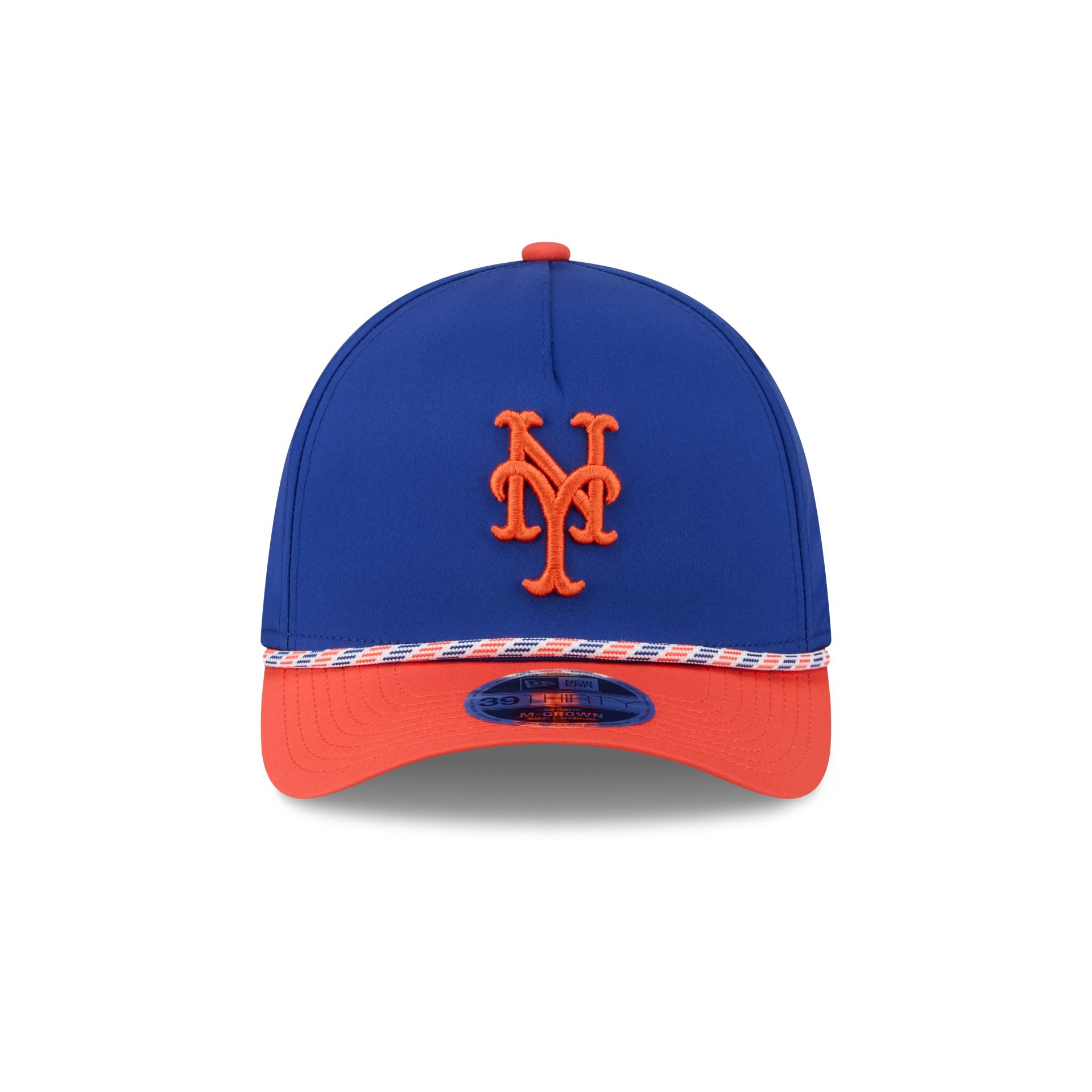 New York Mets Rope 39THIRTY M-Crown A-Frame Stretch Fit Hat