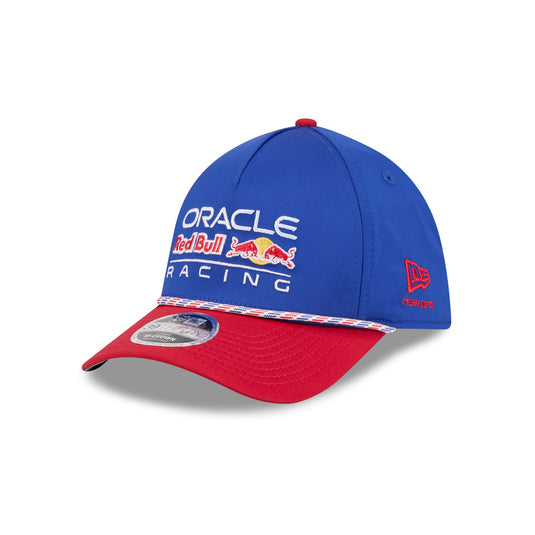 Oracle Red Bull Racing Rope 39THIRTY M-Crown A-Frame Stretch Fit Hat - New Era Cap