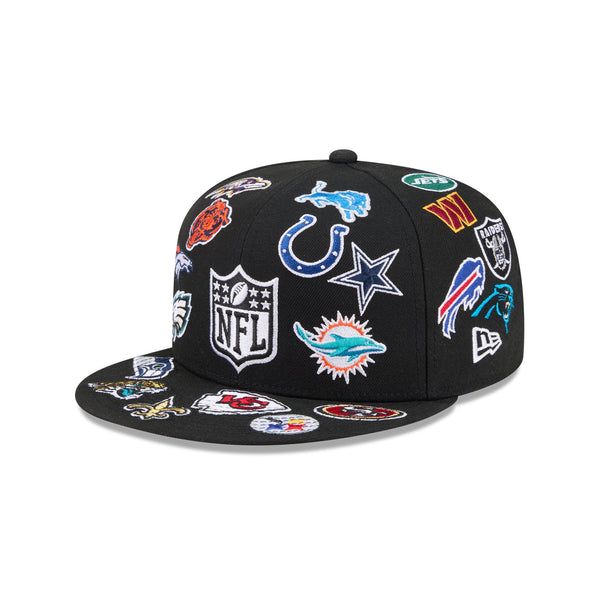 NEW ERA ニューエラ 9FIFTY NFL ALL OVER BLACK 60803237_59FIFTY_59FIFTYALLOVE
