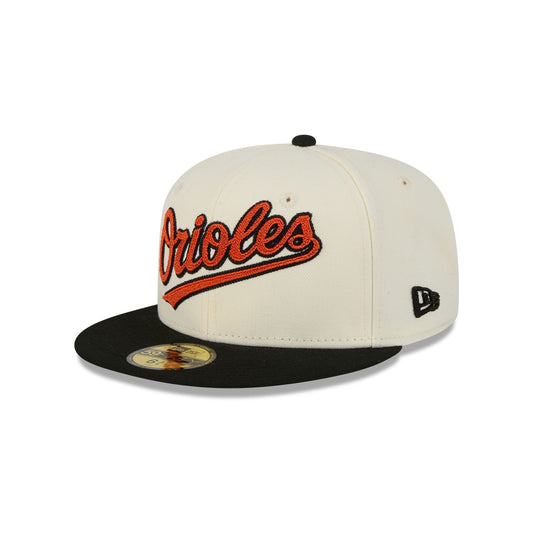 Baltimore Orioles Two Tone Stitch 59FIFTY Fitted Hat - New Era Cap