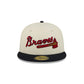 Atlanta Braves Two Tone Stitch 59FIFTY Fitted Hat