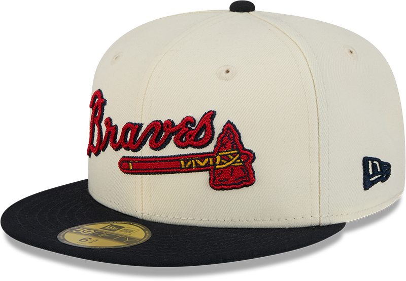 Atlanta Braves Two Tone Stitch 59FIFTY Fitted Hat