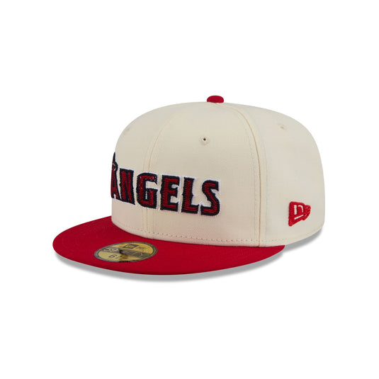 Los Angeles Angels Two Tone Stitch 59FIFTY Fitted Hat - New Era Cap