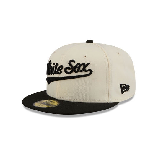 Chicago White Sox Two Tone Stitch 59FIFTY Fitted Hat - New Era Cap