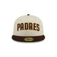 San Diego Padres Two Tone Stitch 59FIFTY Fitted Hat