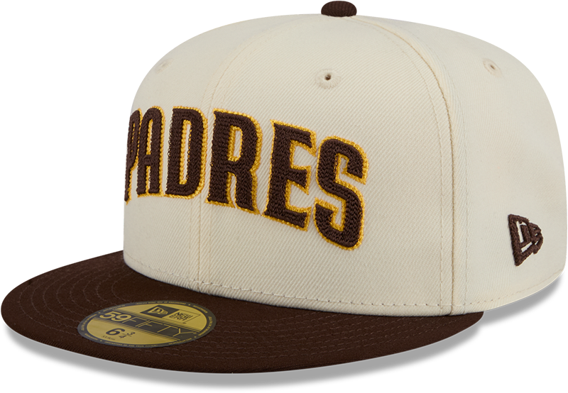 San Diego Padres Two Tone Stitch 59FIFTY Fitted Hat
