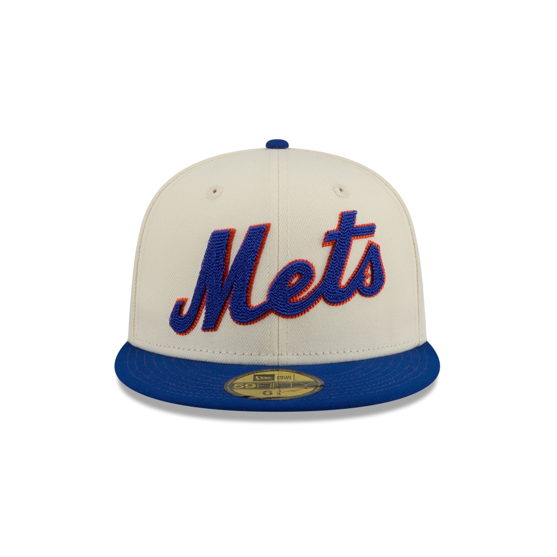 New York Mets Two Tone Stitch 59FIFTY Fitted Hat
