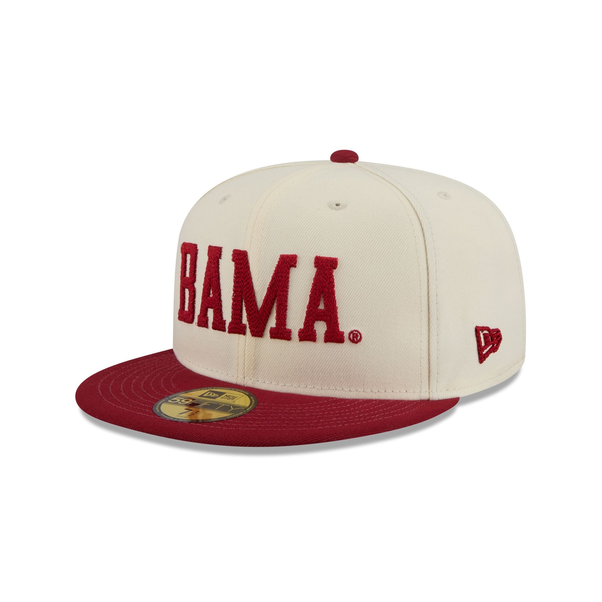 Alabama Crimson Tide Two Tone Stitch 59FIFTY Fitted Hat