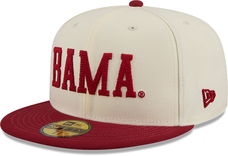 Alabama Crimson Tide Two Tone Stitch 59FIFTY Fitted Hat