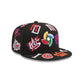 WBC All Over Logo Black 59FIFTY Fitted Hat