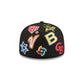 WBC All Over Logo Black 59FIFTY Fitted Hat