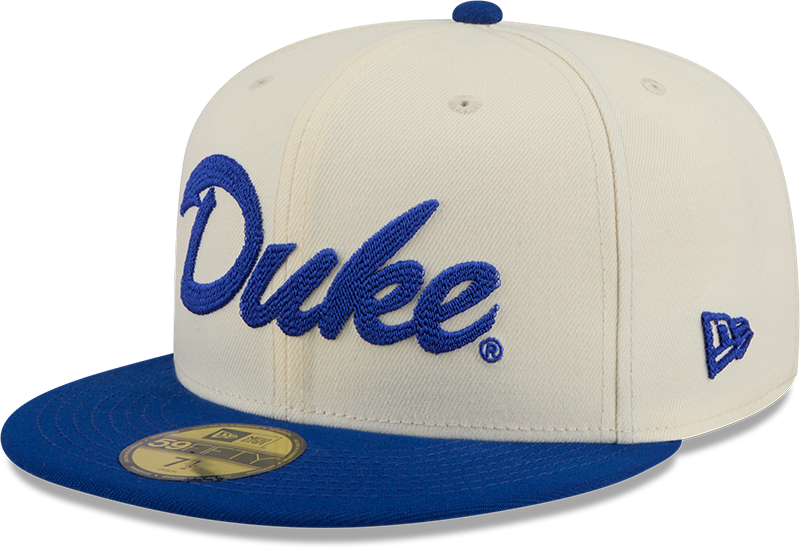 Duke Blue Devils Two Tone Stitch 59FIFTY Fitted Hat