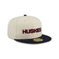 Connecticut Huskies Two Tone Stitch 59FIFTY Fitted Hat