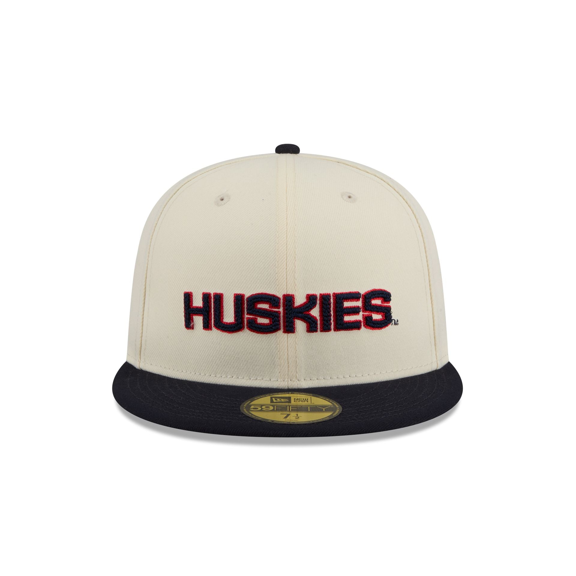 Connecticut Huskies Two Tone Stitch 59FIFTY Fitted Hat