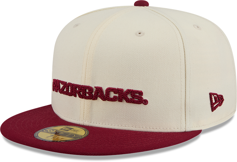 Arkansas Razorbacks Two Tone Stitch 59FIFTY Fitted Hat
