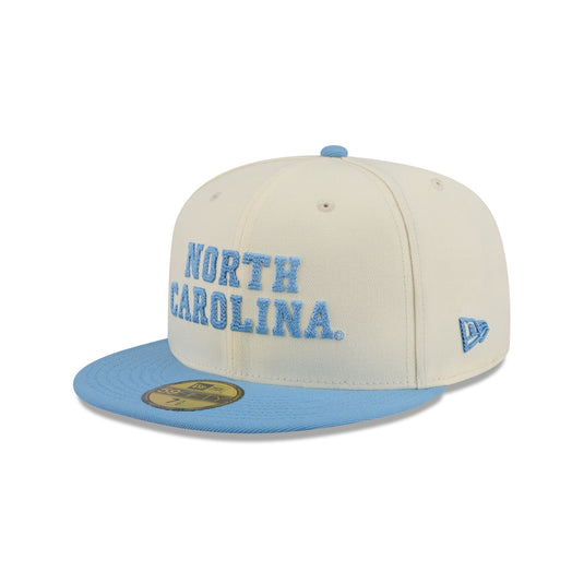 North Carolina Tar Heels Two Tone Stitch 59FIFTY Fitted Hat - New Era Cap